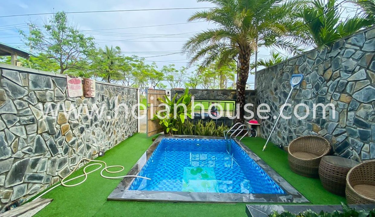 2 Bedroom,2 Bathroom House With Swimming Pool For Rent In The Beach, Tan Thanh, Hoi An (hah564)